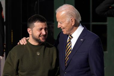 .S. President Joe Biden welcomes President of Ukraine Volodymyr Zelensky