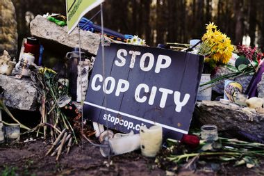 Stop Cop City; Memorial for environmental activist Manuel Teran