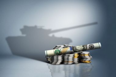 Military budget, concept