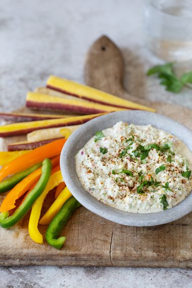 Image for Summer party-approved: Briny cotija cheese is the star of this spiced Peruvian dip 