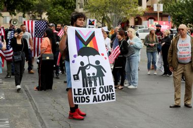 Protest Glendale Unified School District LGBTQ