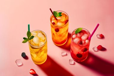Fruit and berry summer cocktails