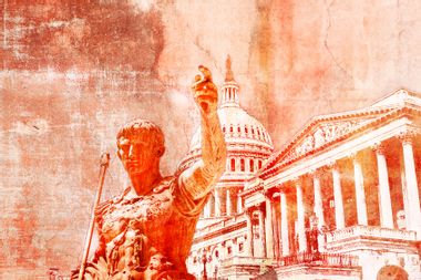 Julius Caesar Statue & The US Capitol Building
