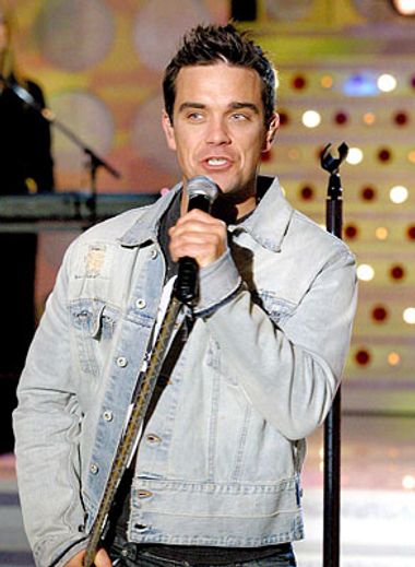 Image for Robbie Williams makes childbirth even worse