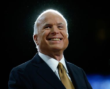 Image for John McCain, Republican top gun at last 