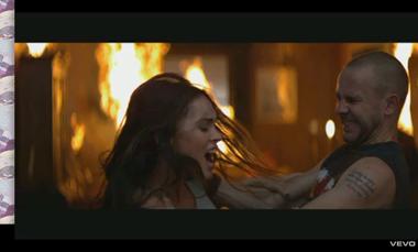 Image for Megan Fox sexes up domestic violence in Eminem's video