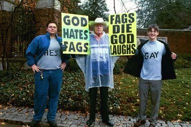 Image for Son says Westboro Baptist Church founder Fred Phelps is 