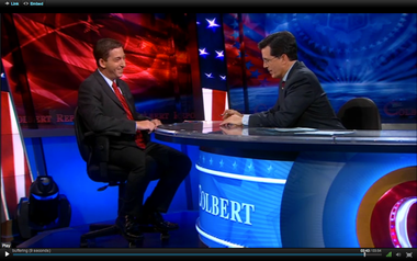 Image for Glenn Greenwald explains WikiLeaks to Stephen Colbert