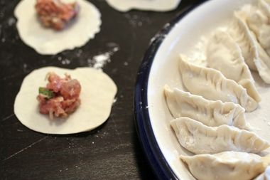Image for How to make potsticker dumplings, Mama Yang style