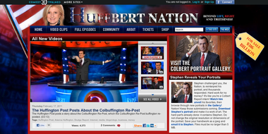 Image for Huffington Post fires back at Stephen Colbert with new site