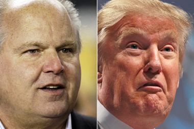 Image for Donald Trump's fake campaign lands him on Limbaugh show
