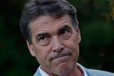 Image for Rick Perry's dangerously overheated campaign rollout