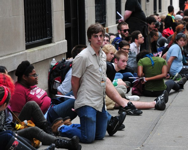 Image for Jailed for covering the Wall Street protests