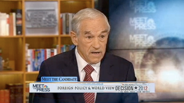 Image for Ron Paul blasts Obama for drone attacks