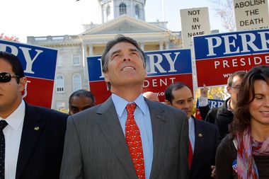 Republican presidential candidate Texas Governor Rick Perry