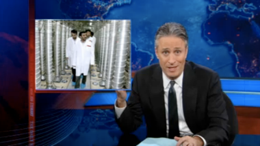 Image for Jon Stewart issues some advice to Iran