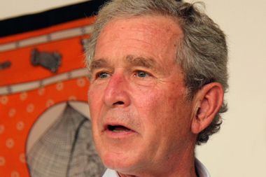 Image for George W. Bush mercifully silent on 2012