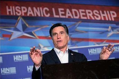 Image for Mitt's new Latino hurdle