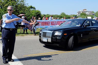 Image for Romney's Hamptons soiree: Madam Range Rover and 