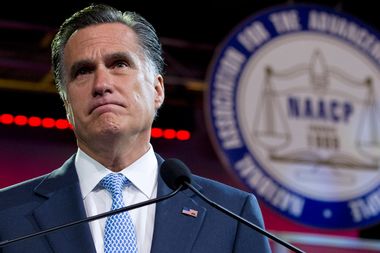 Image for Mitt Romney shakes off boos at NAACP