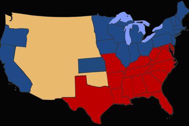 Image for Slave states vs. free states, 2012