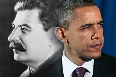 Image for Tea Party ad depicts Obama as Stalin
