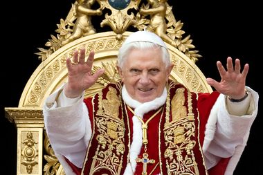 Image for Pope Benedict XVI hands over 