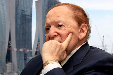 Image for Sheldon Adelson, dark lord of journalism: Why the casino magnate's family just bought a newspaper — and why we should be very afraid