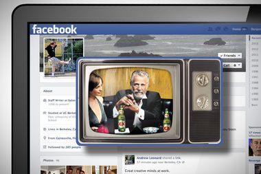Image for What nobody wants: TV commercials on Facebook