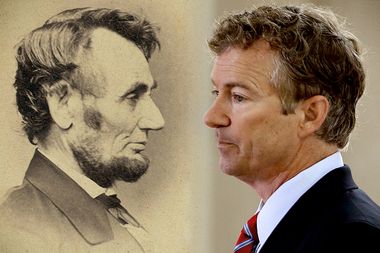 Image for Rand Paul completely mangles Lincoln