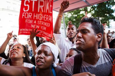 Image for Biggest-ever fast food strike today! Thousands to walk out across 100 cities