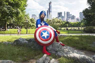 Image for Captain America in a turban