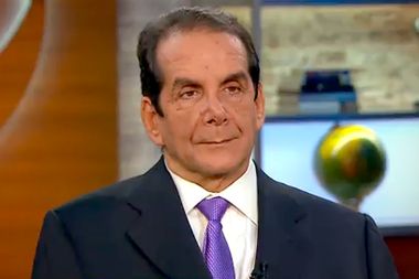Image for WATCH: Charles Krauthammer unloads on Fox News colleagues for believing NC transgender bathroom law is a real issue