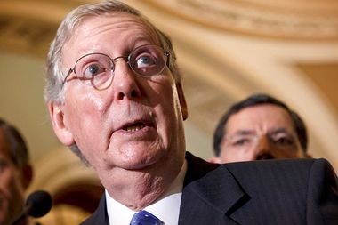 Image for Conservatives somehow already furious at Mitch McConnell for not repealing Obamacare