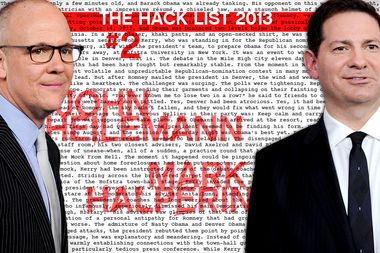 Image for Hack List No. 2: Mark Halperin and John Heilemann