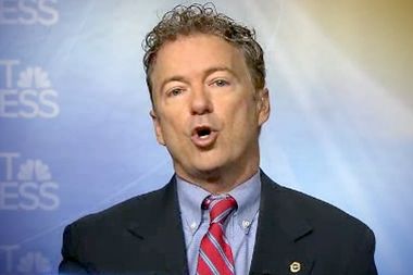 Image for Dim and divisive Rand Paul self-destructs, again