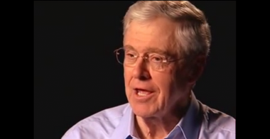 Image for Charles Koch says he's trying 