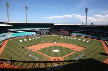 Australia Baseball Dodgers Diamondbacks