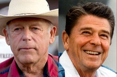 Image for Ronald Reagan owns Cliven Bundy: He's born of GOP racial and anti-government hostility 
