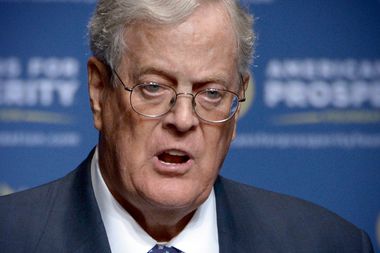 Image for Fake concern for the poor! Koch brothers’ expensive political epiphany