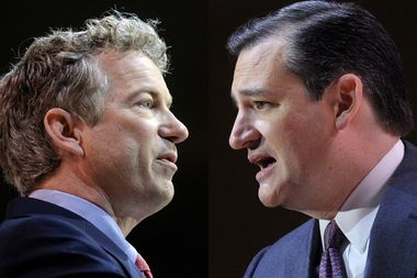 Image for Tea Party's great dunce-off: How Ted Cruz is quietly kicking Rand Paul's butt