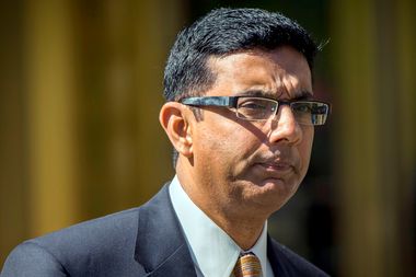 Image for Federal prosecutors: Dinesh D'Souza's online activity proves he's not sorry