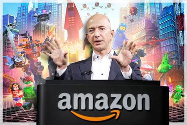 Image for Amazon makes a mess with Lego