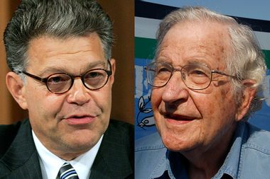 Image for Noam Chomsky vs. Al Franken: Behind the odd progressive divide between senators, intellectuals on Gaza