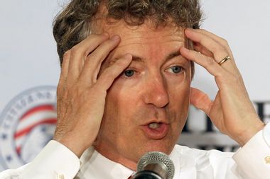 Image for Rand Paul's latest headache: He'd repeal all executive orders! (Except for the ones he wouldn't!)