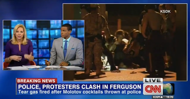 Image for CNN anchor's Ferguson idea: Why not use water cannons on the protesters?