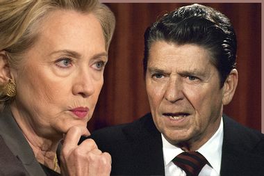 Image for Is Hillary Clinton the true heir of Ronald Reagan?