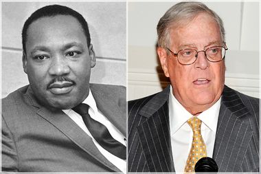 Image for Charles Koch's affront to MLK: How a right-wing tycoon got horribly confused