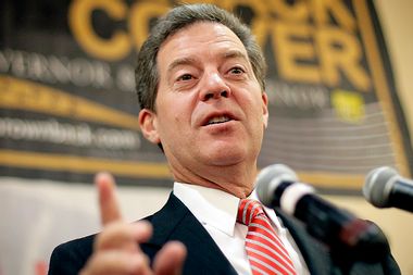 Image for Sam Brownback is sorry he predicted his tax cuts would work