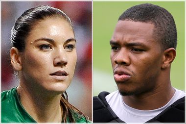 Image for The domestic violence gender trap: Hope Solo, Ray Rice and the tired myopia of 